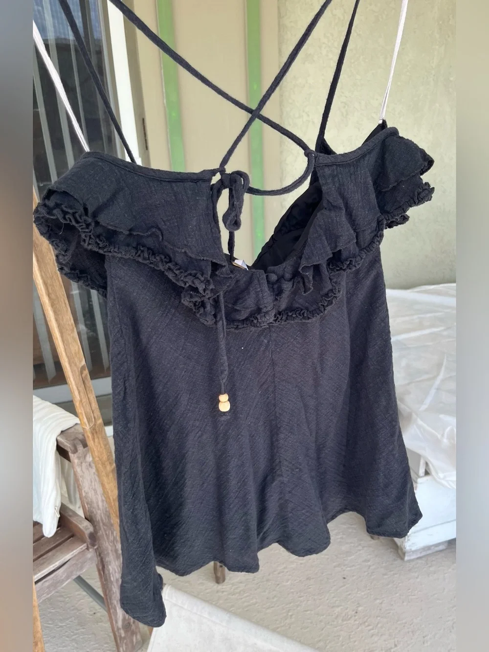 Free people gauzy boho tank